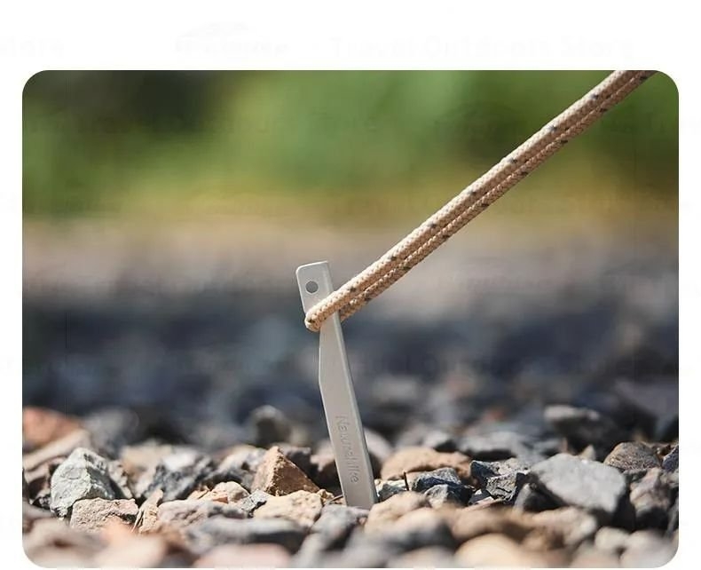 Naturehike V Shaped Aluminium Tent Pegs 20cm Qty 8