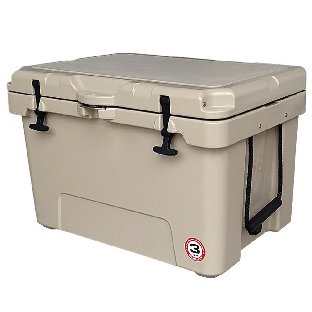 Heavy Duty Roto Chilly Bin Cooler Box 55L Tan