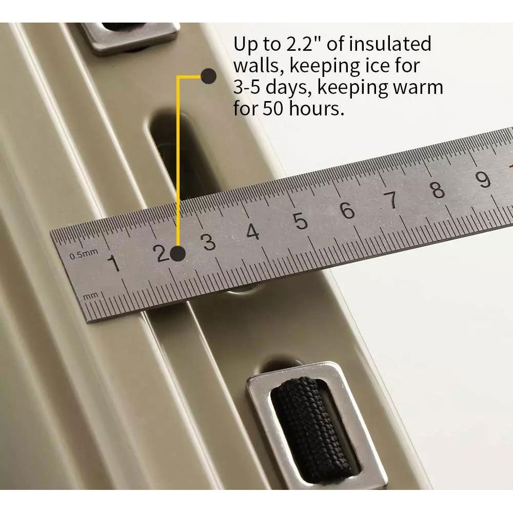 Heavy Duty Roto Chilly Bin Cooler Box 75L Green