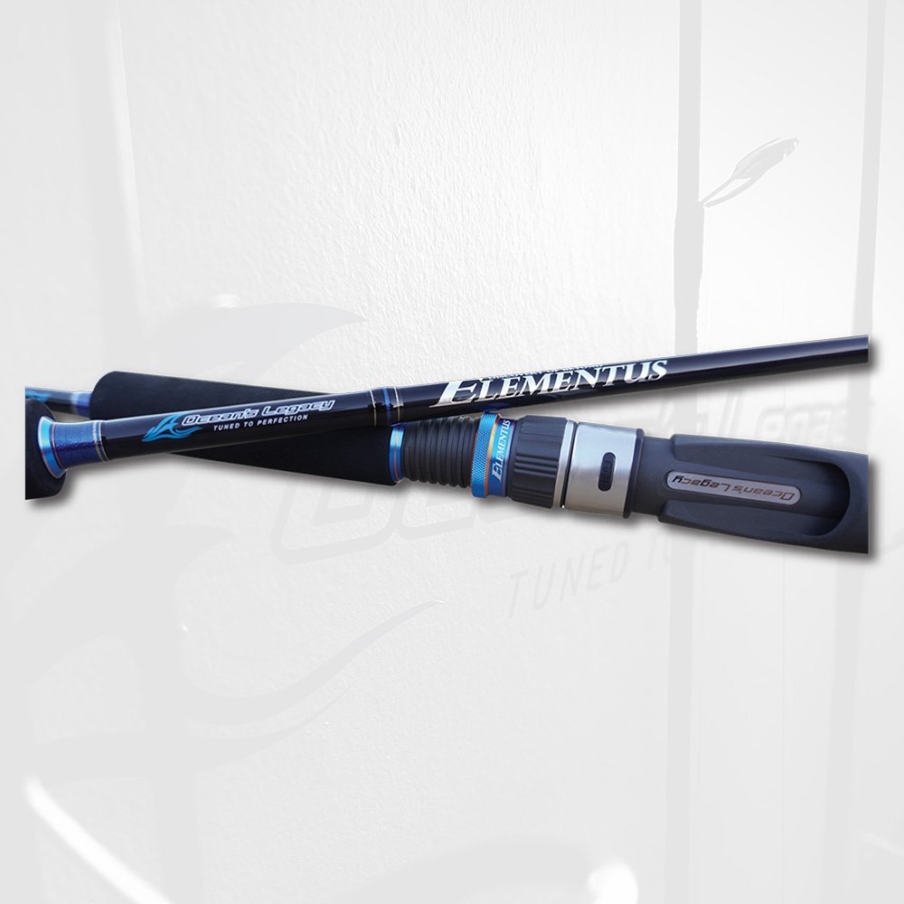 Ocean's Legacy Elementus Deep Water Overhead Jigging Rod 6ft 1in PE4.0+ 180-500g 1pc