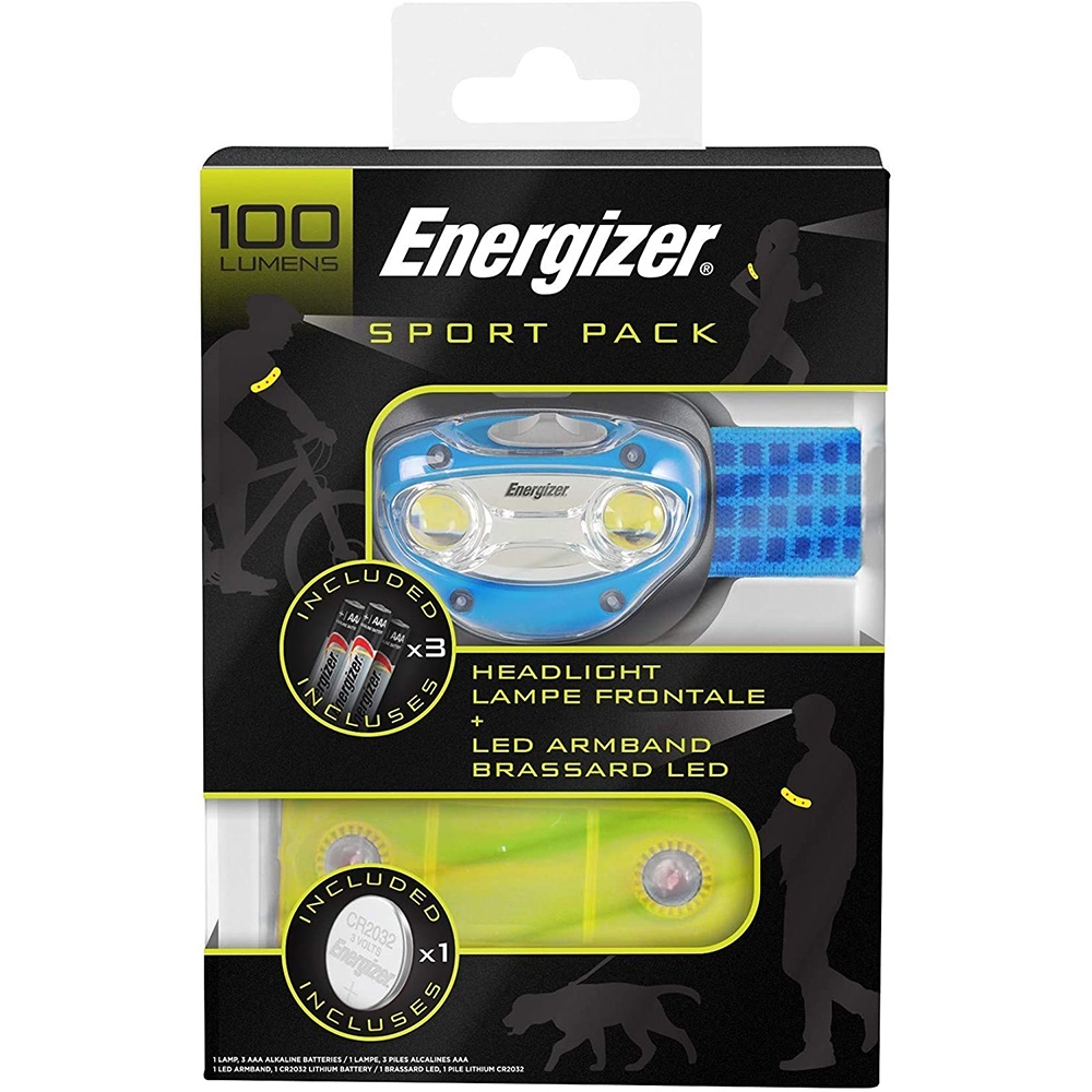Energizer Sport Pack LED Headlamp and Armband Incl Batteries