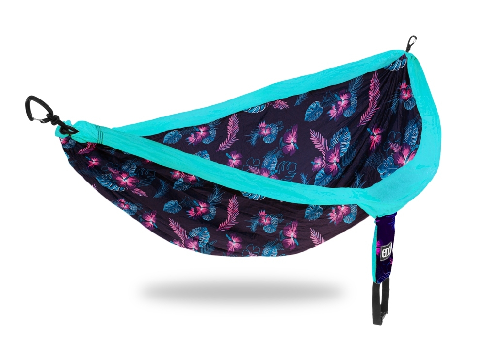 ENO DoubleNest 2 Person Hammock Aloha Blue Print