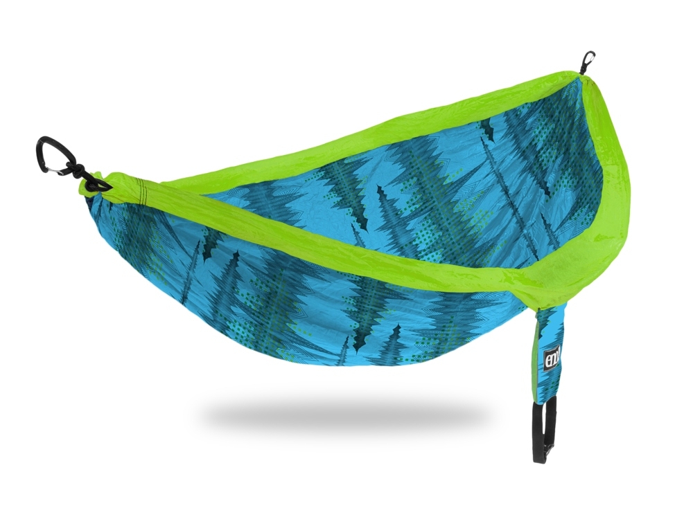 ENO DoubleNest 2 Person Hammock Soundwave Aqua Print