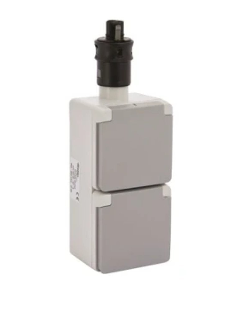 VETUS Quick-Connect Schuko Wall Socket 16A Wall Mount Grey