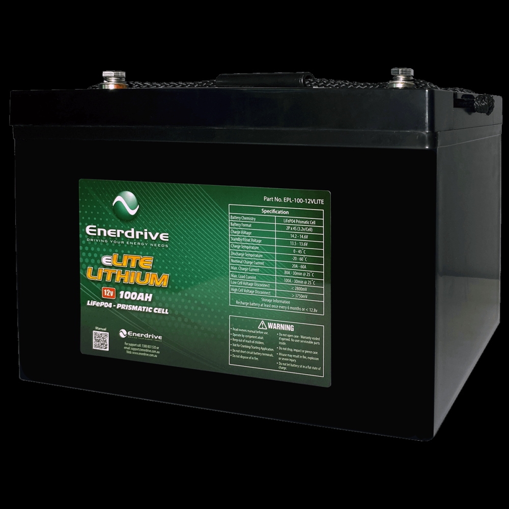 Enerdrive  Elite 12V 100Ah Lithium Battery