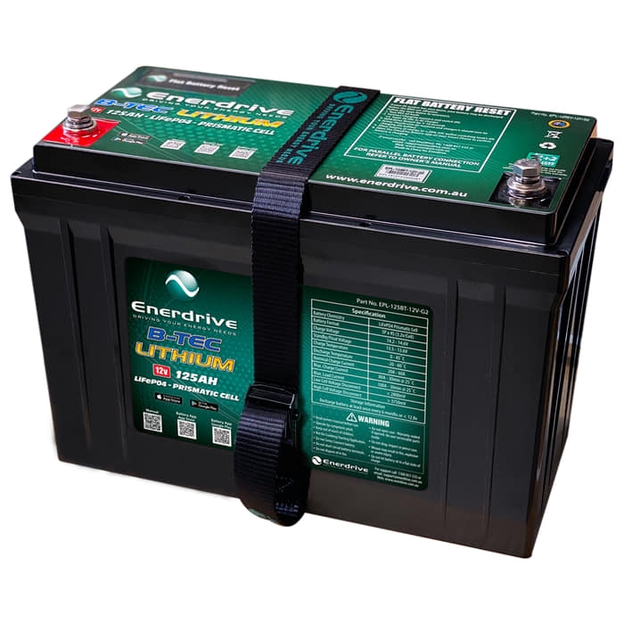 Enerdrive B-TEC LiFePO4 Battery 12V 125Ah