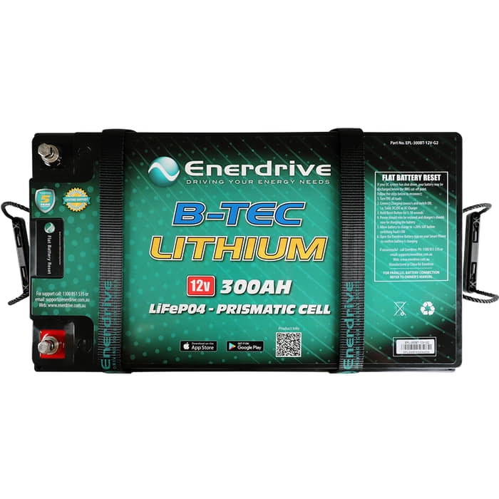 Enerdrive B-TEC Gen 2 LiFePO4 Battery 12V 300Ah