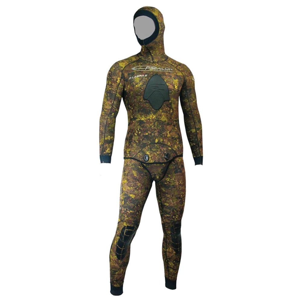 Epsealon Labrax Neoprene Spearfishing Wetsuit 5mm Camo Factory Seconds