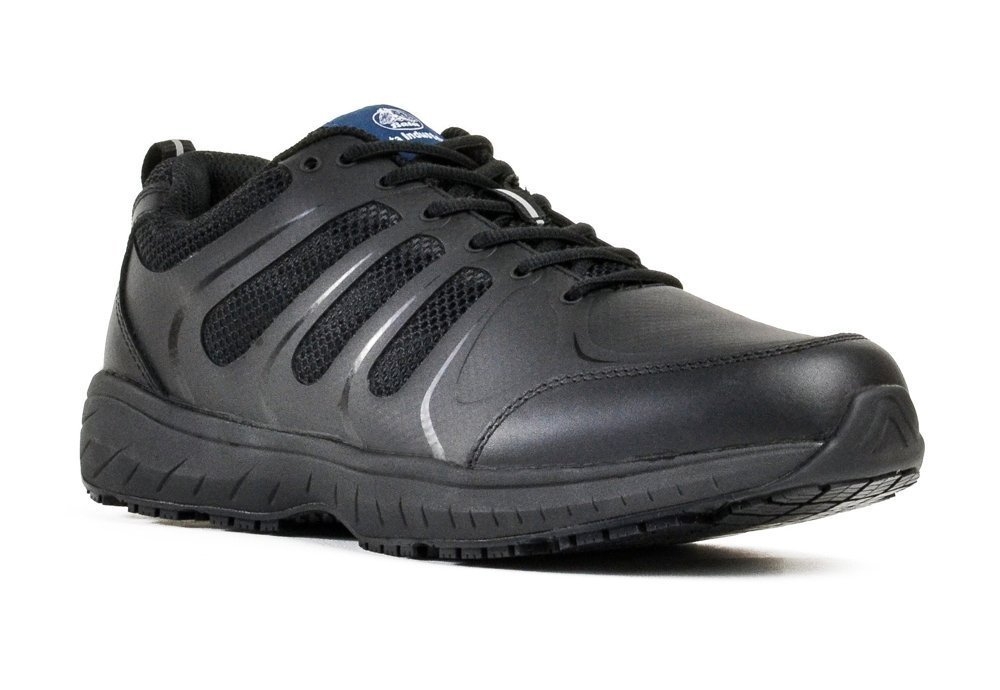 Bata Essos Slip Resistant Non Safety Lace-Up Shoes Black