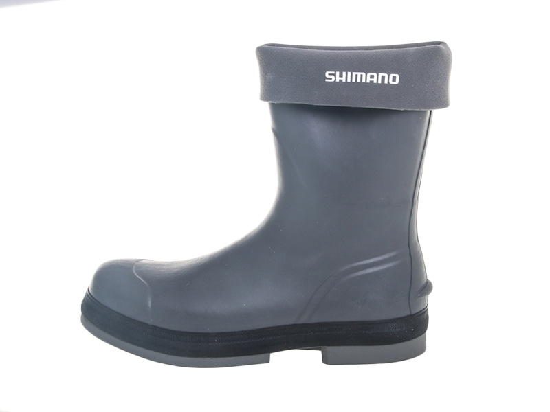 Shimano Evair Mens Rubber Boat Gumboots Grey US8