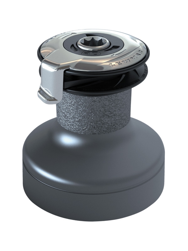 Lewmar 15ST EVO One Speed Self Tailing Manual Winch Alloy Grey