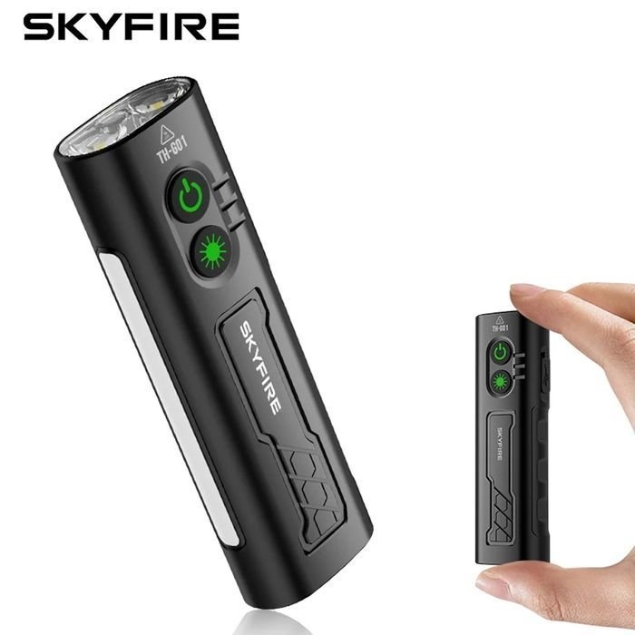 SKYFIRE 2024S Flashlight Torch IP54 542 Lumens with UV / Laser Pointer