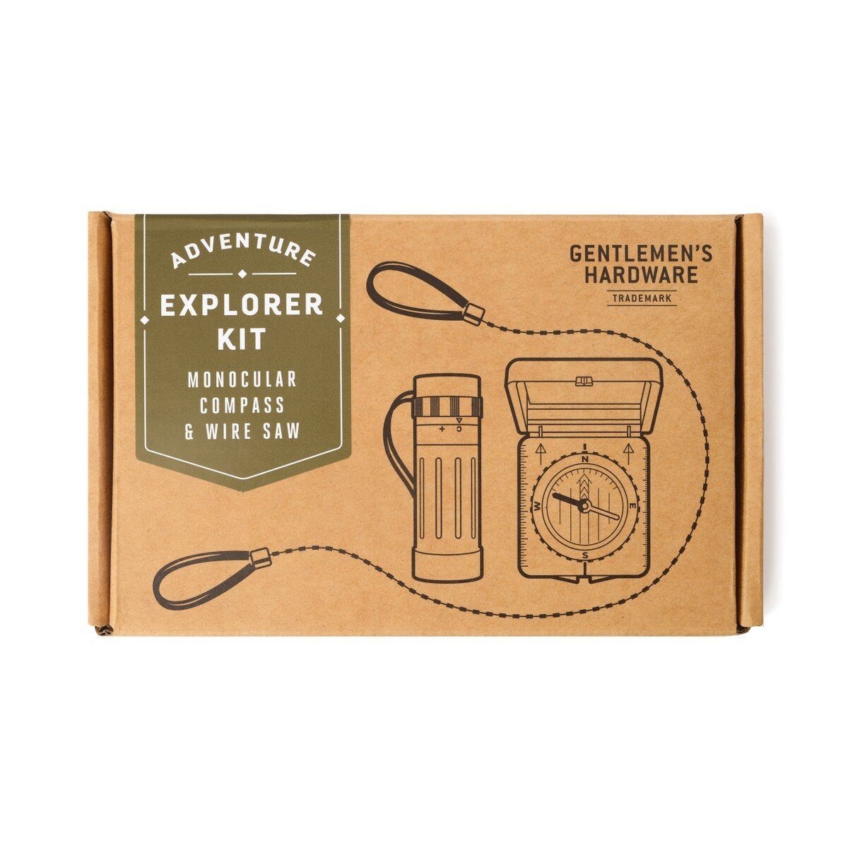 Gentlemen's Hardware 3-Piece Outdoor Explorer Kit