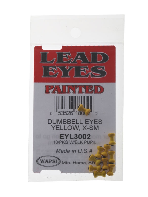 Wapsi Dumbbell Eyes Pack Yellow XS Qty 10