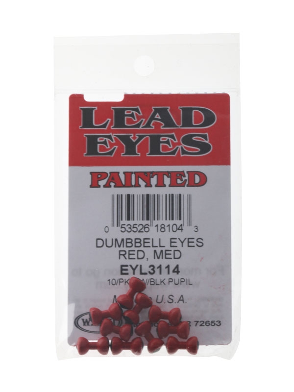 Wapsi Dumbbell Eyes Pack Red M Qty 10