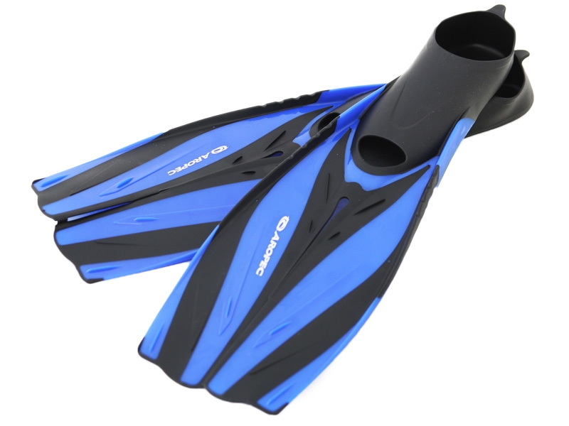Aropec Closed Pocket Full Foot Split Dive Fins US12-13