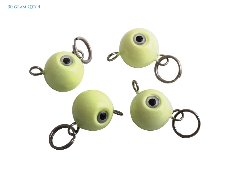 Holiday Cyclops Deep Water Soft Bait Jig Heads 30g Qty 4