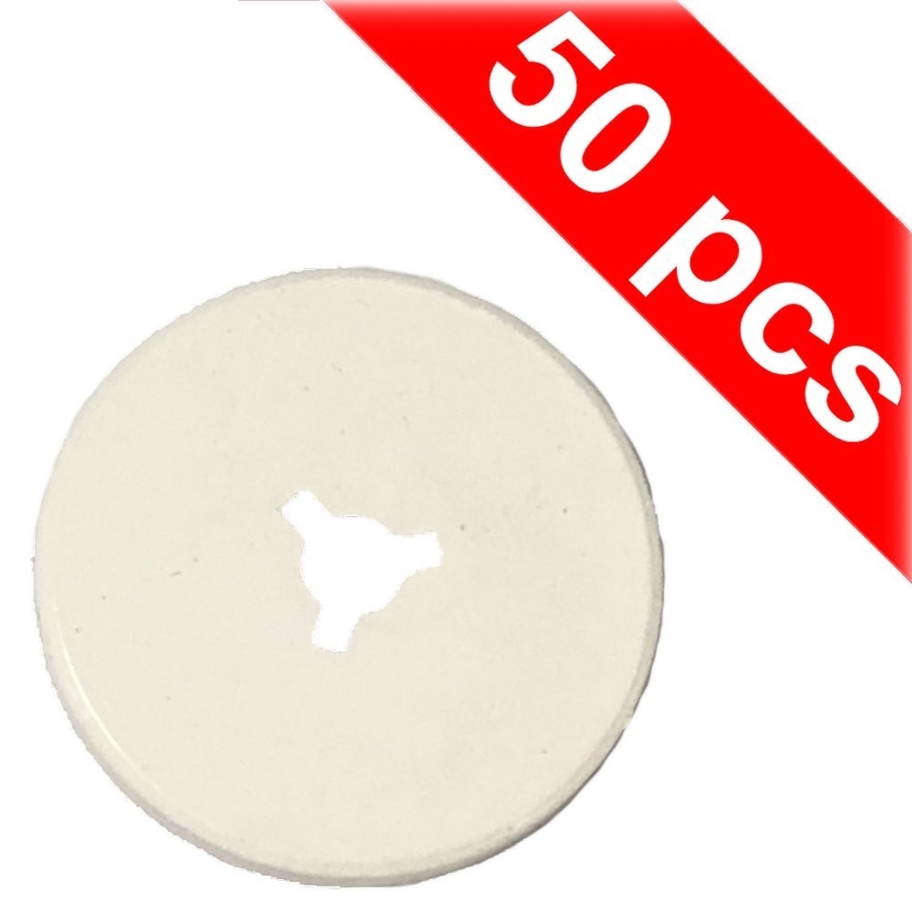 Weld Mount White Stud Cover Qty 50