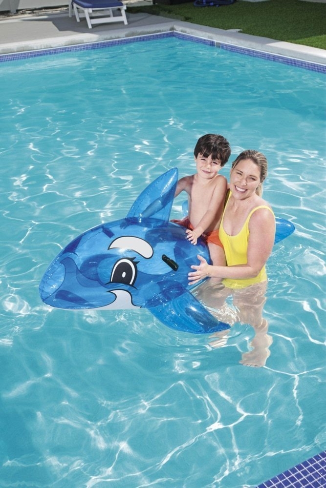 Bestway Whale Ride-On Inflatable Pool Float 148cm