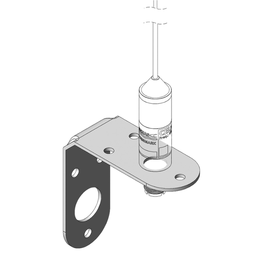 AC Antennas N163F Angle Mast Mount - Excl Nut and Washer
