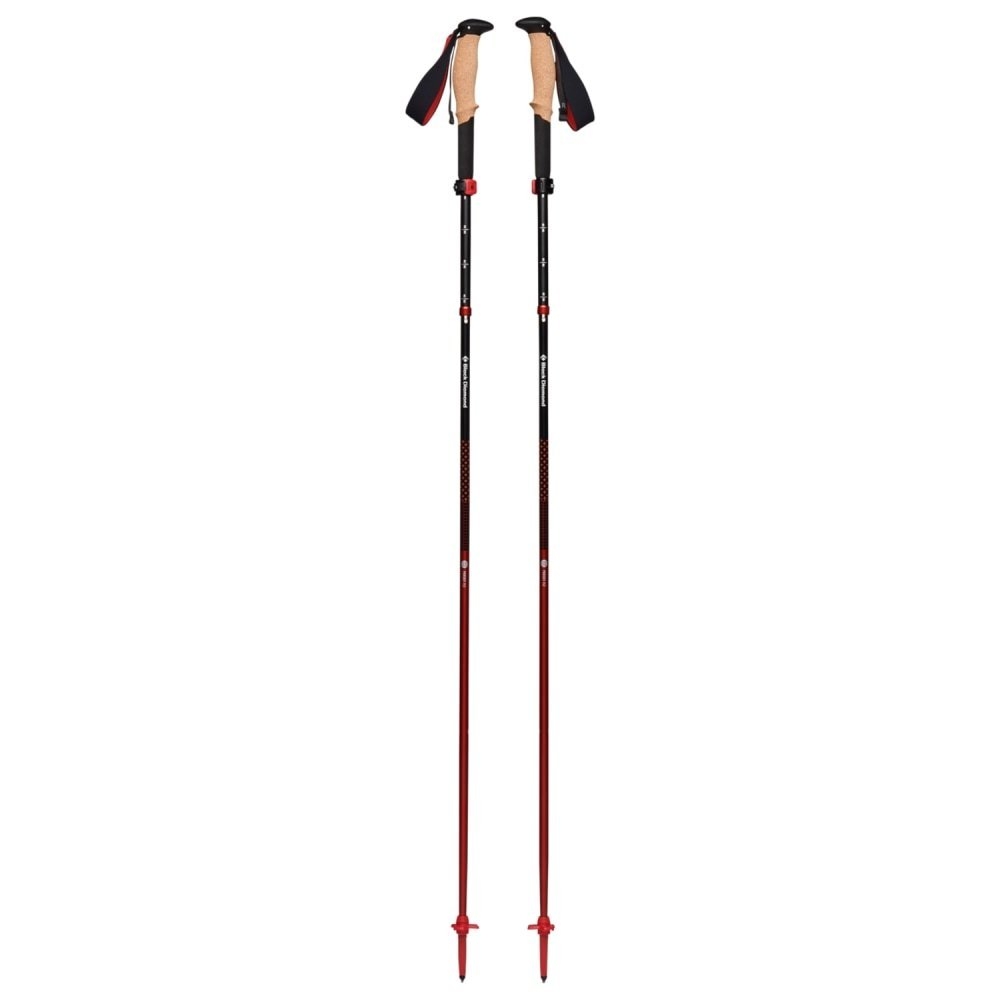 Black Diamond Pursuit FLZ Trekking Poles Black/Octane M/L
