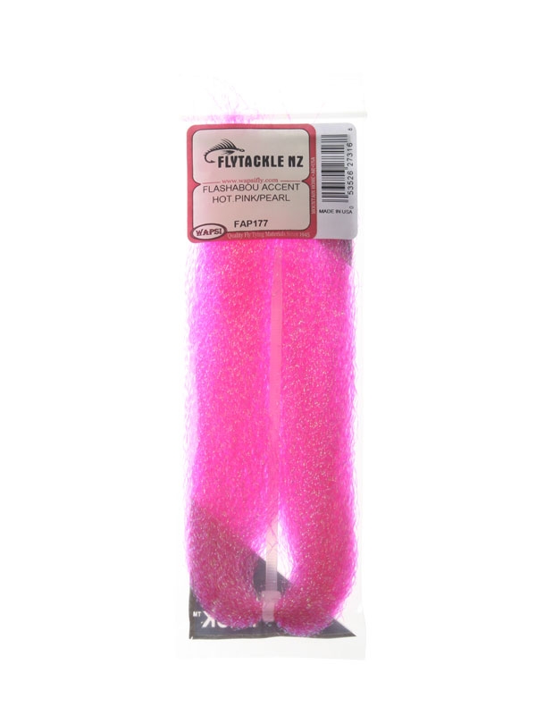 Wapsi Flashabou Accent Hot Pink/Pearl
