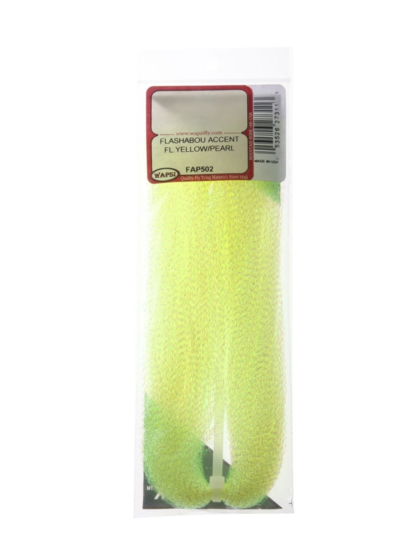 Wapsi Flashabou Accent Fluoro Yellow/Pearl