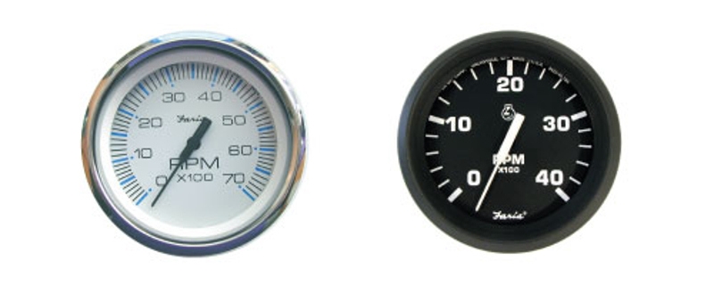 Faria 32805 Tachometer Euro Black