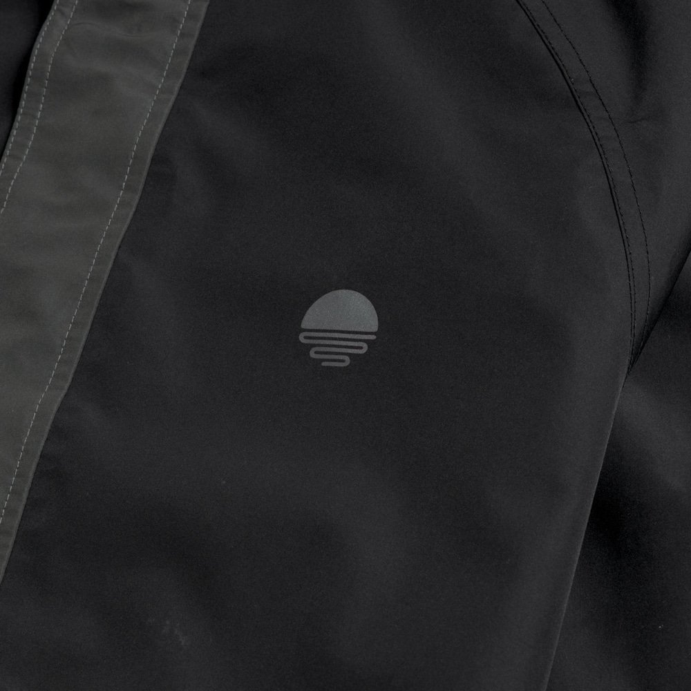 Desolve Fathom Mens Anorak Waterproof Breathable Fishing Jacket Black/Charcoal