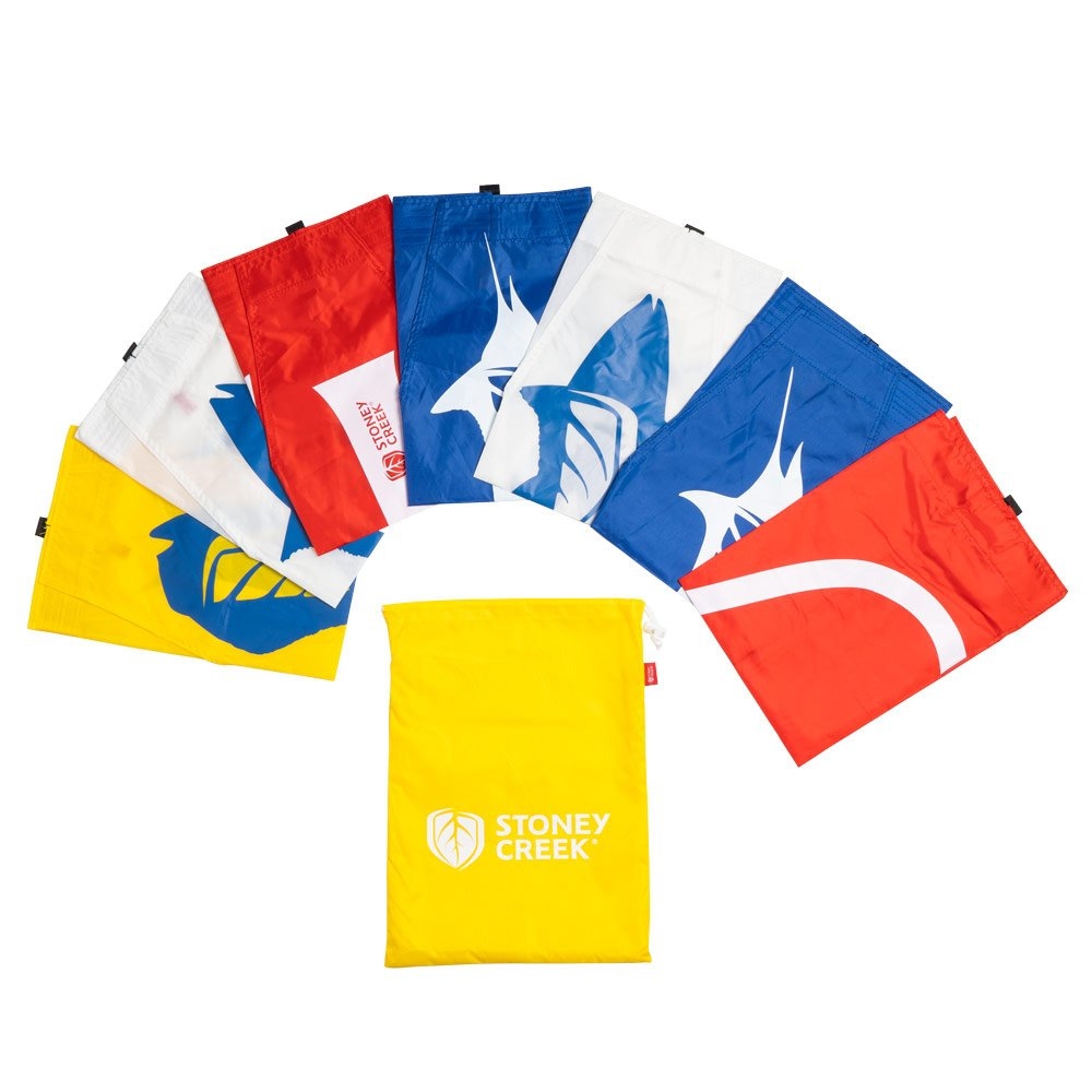 Stoney Creek Sport Fishing Flag Set with Storage Bag