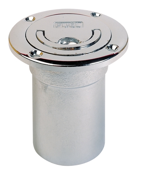 V-Quipment Chrome Fuel Filler Cap for 38mm Diameter Hose