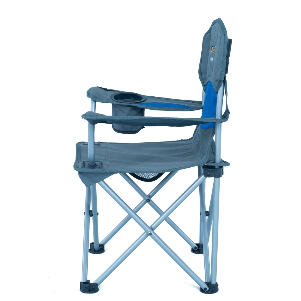 OZtrail Junior Deluxe Camping Arm Chair Blue