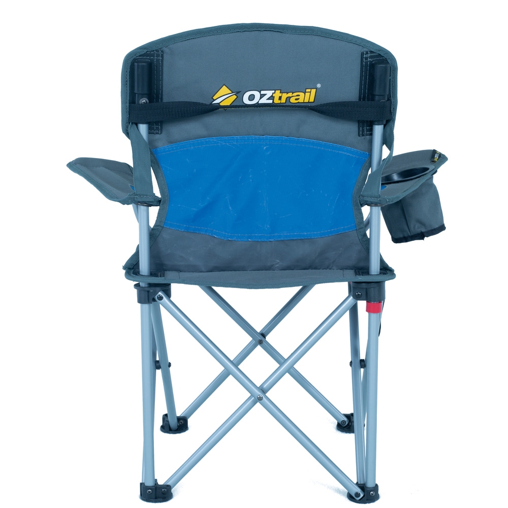 OZtrail Junior Deluxe Camping Arm Chair Blue