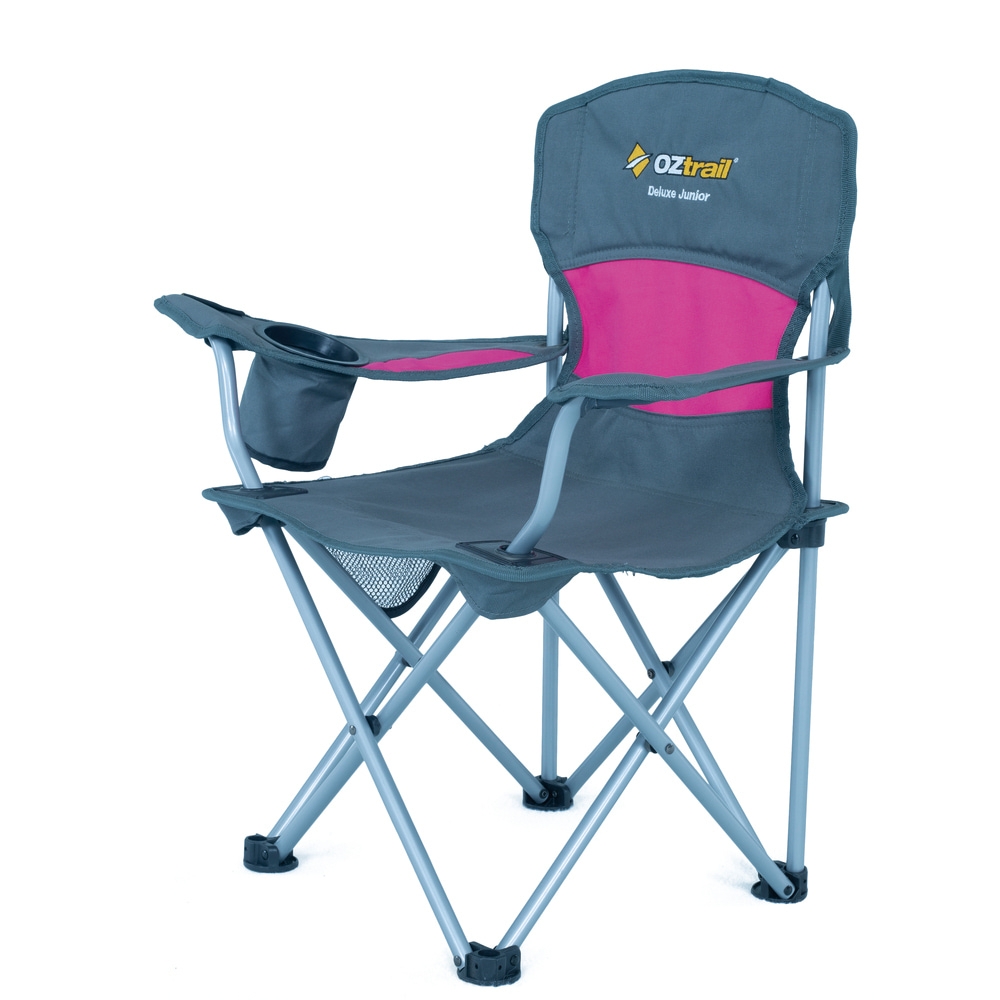 OZtrail Junior Deluxe Camping Arm Chair Pink