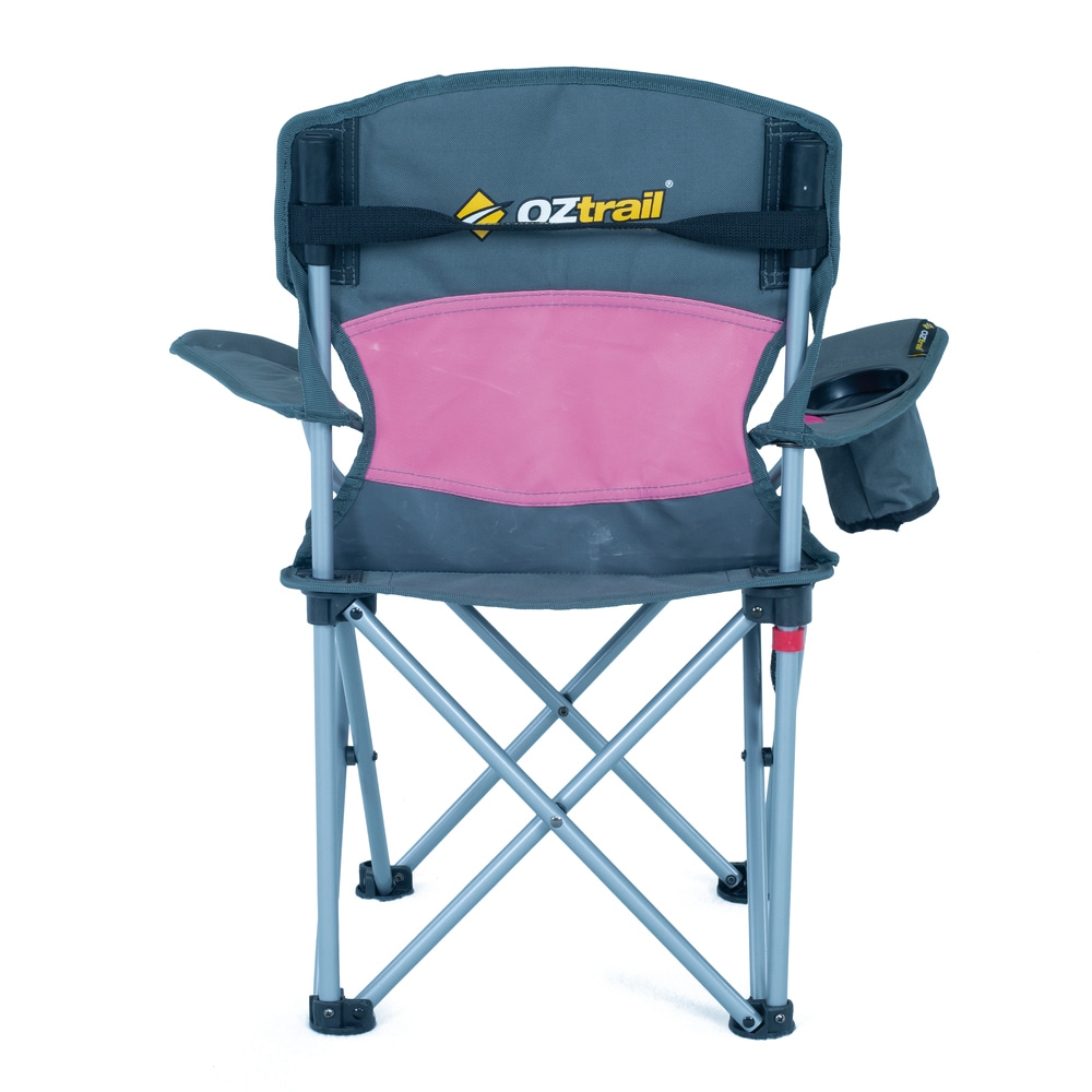 OZtrail Junior Deluxe Camping Arm Chair Pink