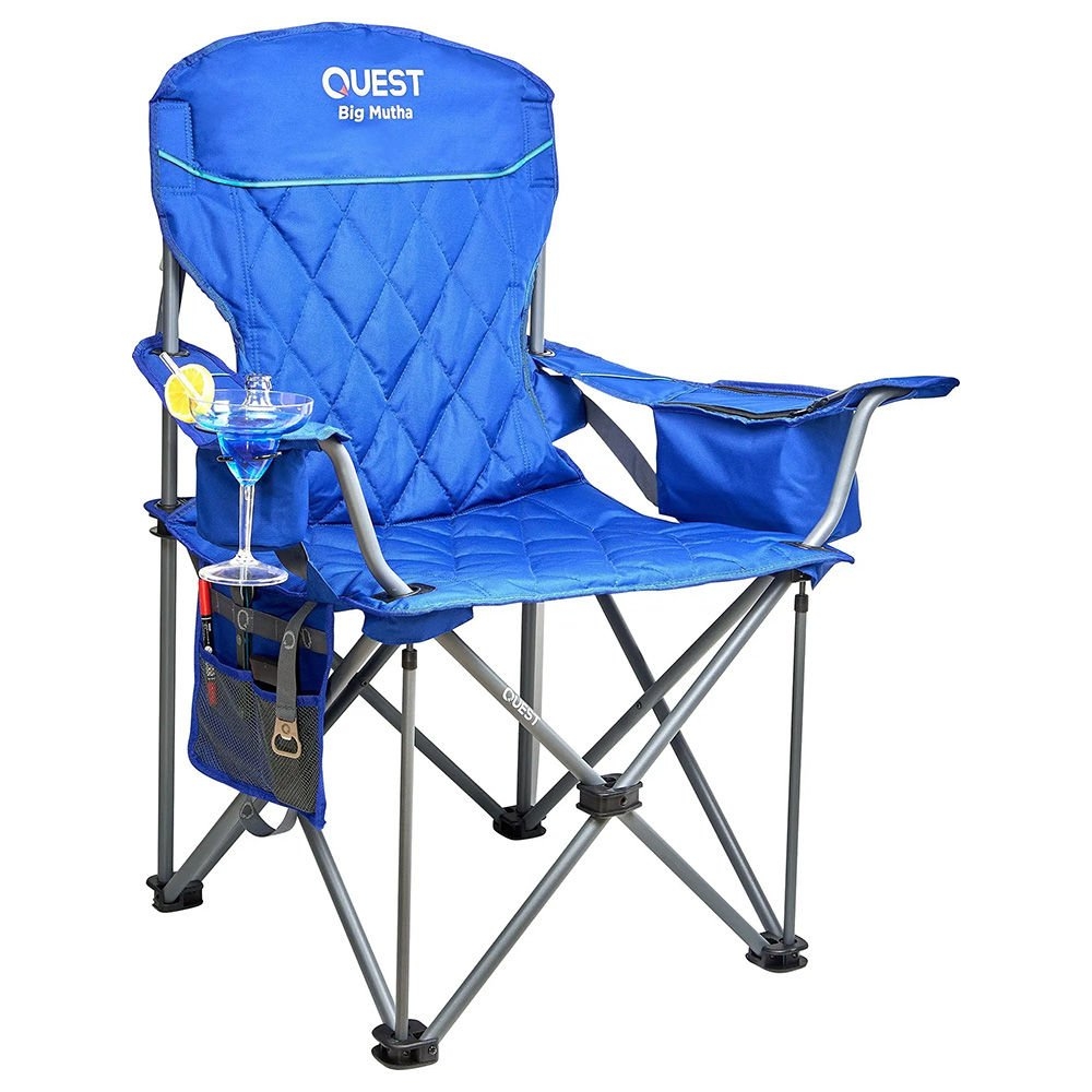 Quest Big Mutha Folding Camping Chair Regal Blue
