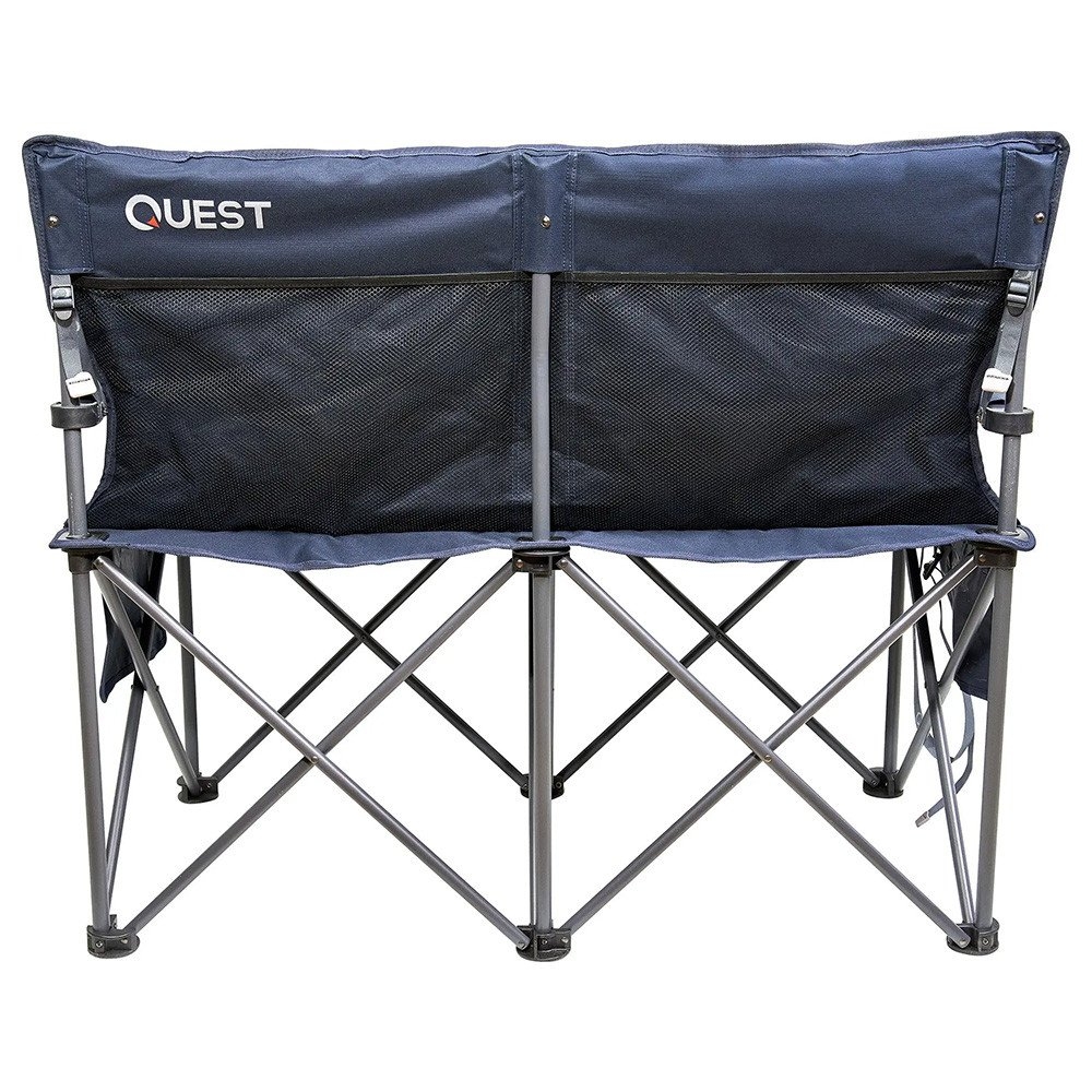 Quest Castaway 2 Seater Camping Chair Sofa Midnight Navy