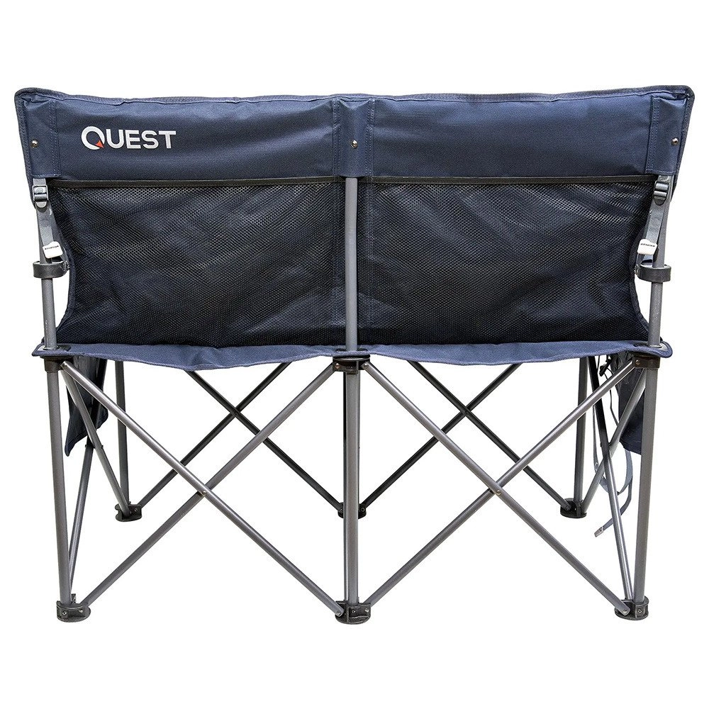 Quest Castaway 2 Seater Camping Chair Sofa Midnight Navy Quest Castaway 2 Seater Camping Chair Sofa Midnight Navy