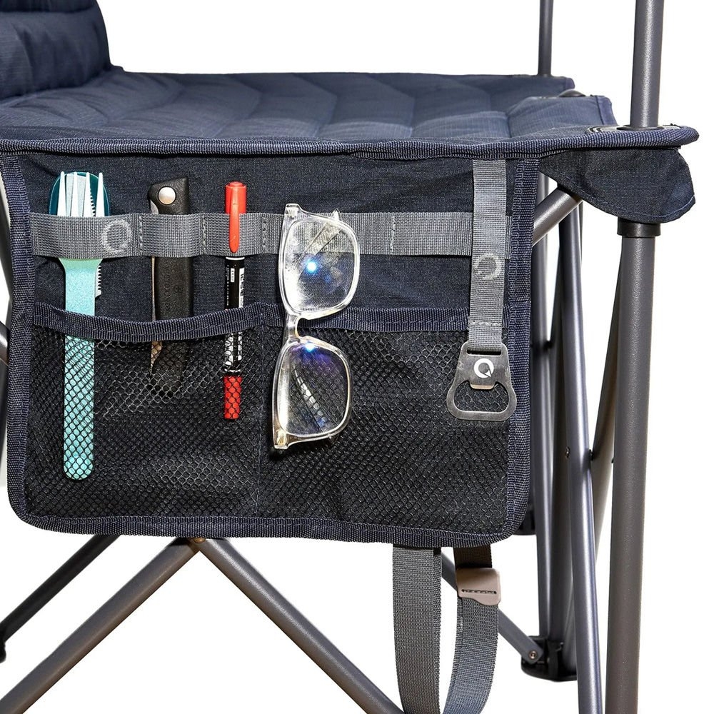 Quest Castaway 2 Seater Camping Chair Sofa Midnight Navy