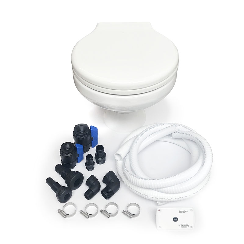 Ocean Tech Space Saver Soft Close Electric Toilet Kit