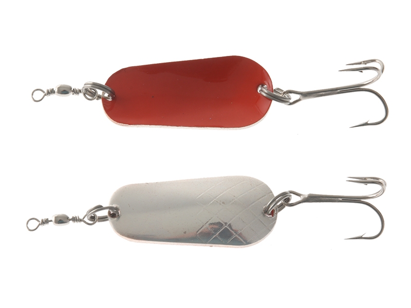 Fishfighter Z-Spinner Lure 17g Mounted Silver/Orange