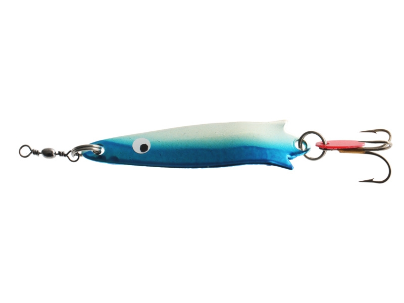 Fishfighter Toby Lure 7g Mounted Silver/Blue
