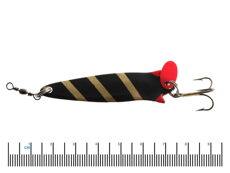 Fishfighter Toby Lure 7g Mounted Zebra