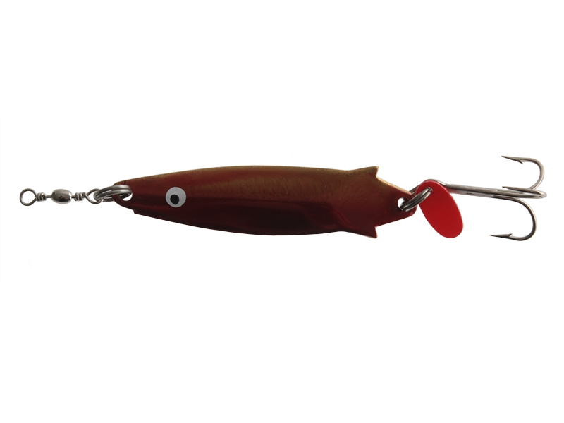 Fishfighter Toby Lure 20g Mounted Brass/Red