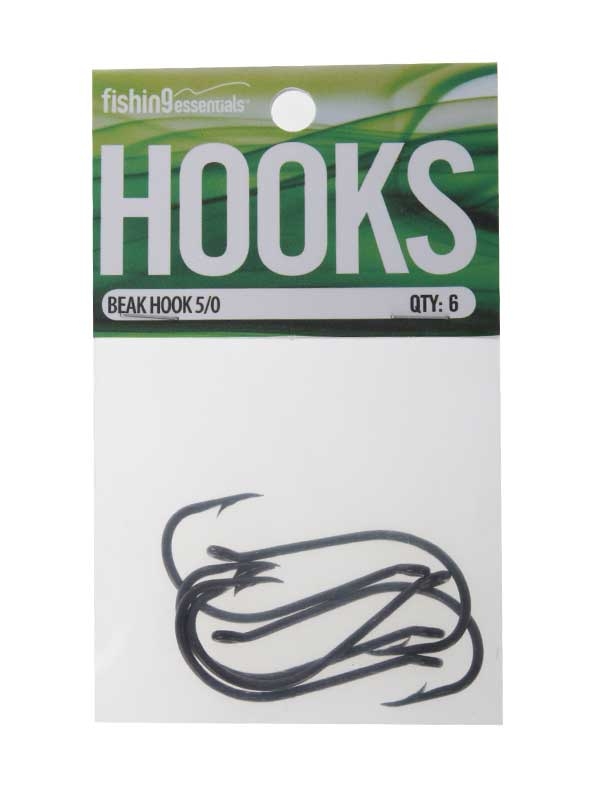 Fishing Essentials Beak Hooks 5/0 Qty 6