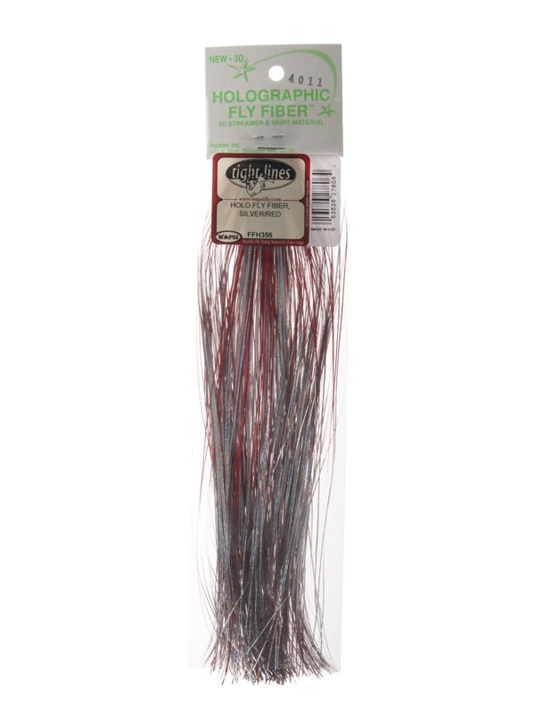 Wapsi Holographic Fly Fibre Silver/Red