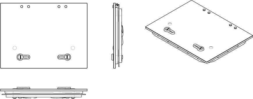VETUS Flush Hatch Type FGH4633 Cut Out Size 457 X 327 mm