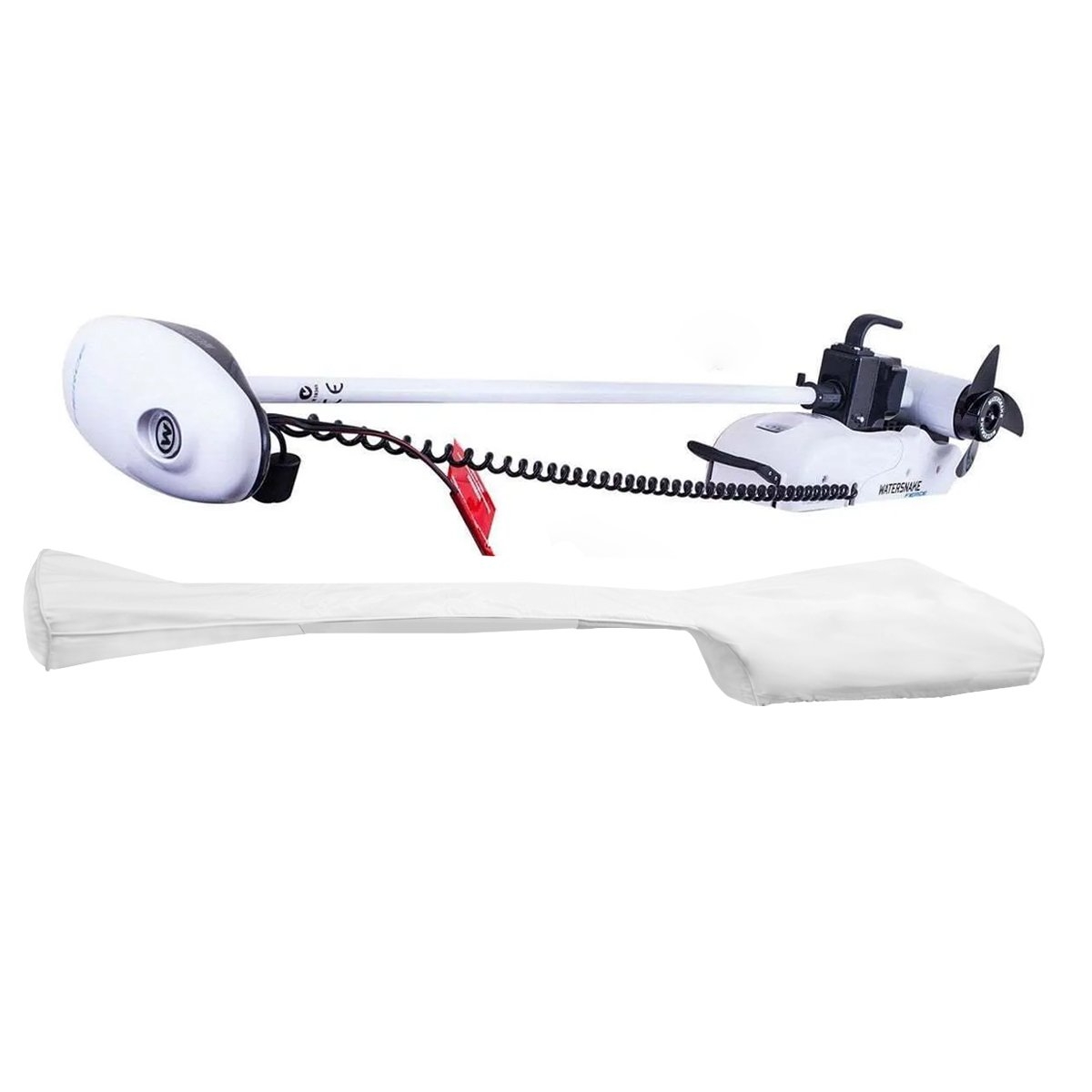 Oceansouth UPF50 Trolling Motor Cover for Watersnake Fierce 48in White