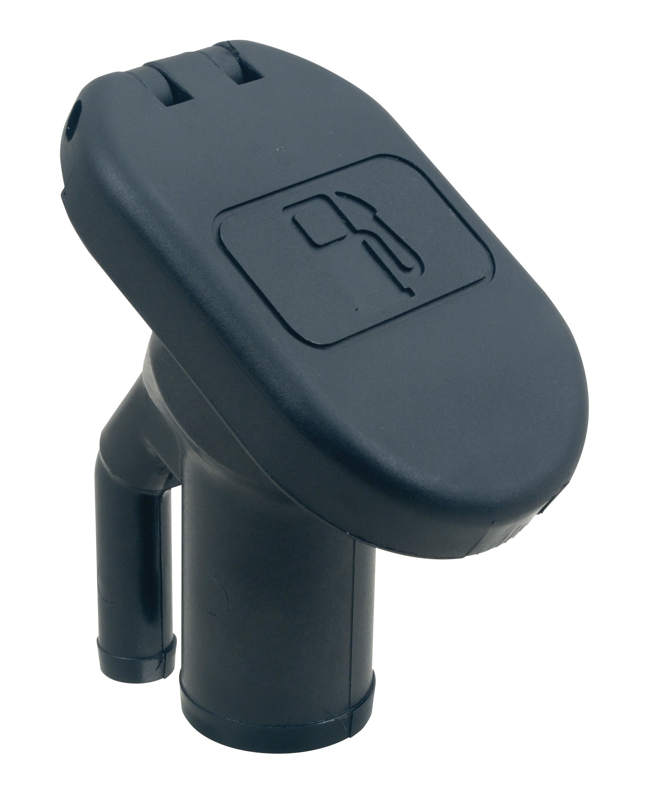 Perko 1428 Sealed Flip Top Cap Fill for 1 1/2inch Hose - 35-degree Angled Neck