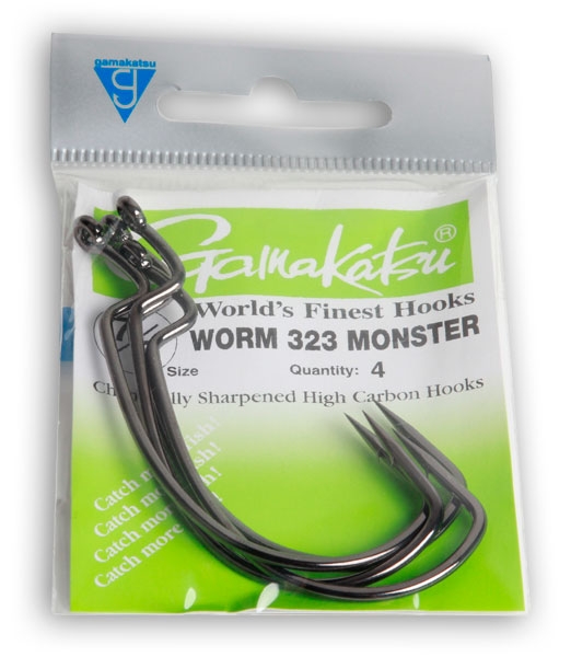 Gamakastu EWG Monster Worm Hook 7/0 Qty 4